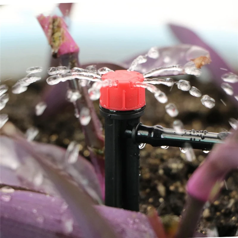 

20M Drip Irrigation System 8Holes 360 Degree Coverage Garden Greenhouse Micro Flow Dripper DIY Watering Coupling Joint Tool Kit