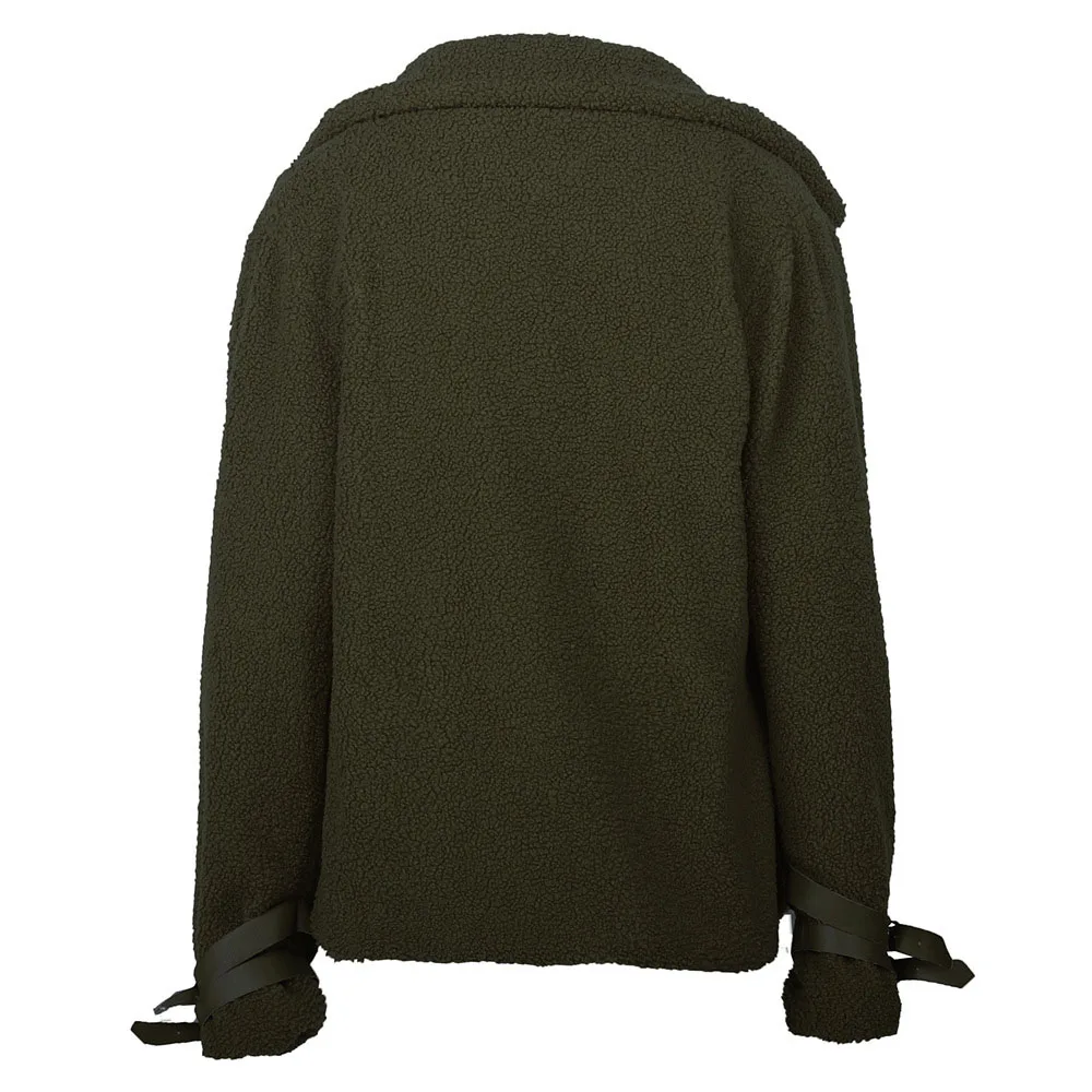 Повседневное модное мягкое кожаное пальто из искусственного меха в стиле