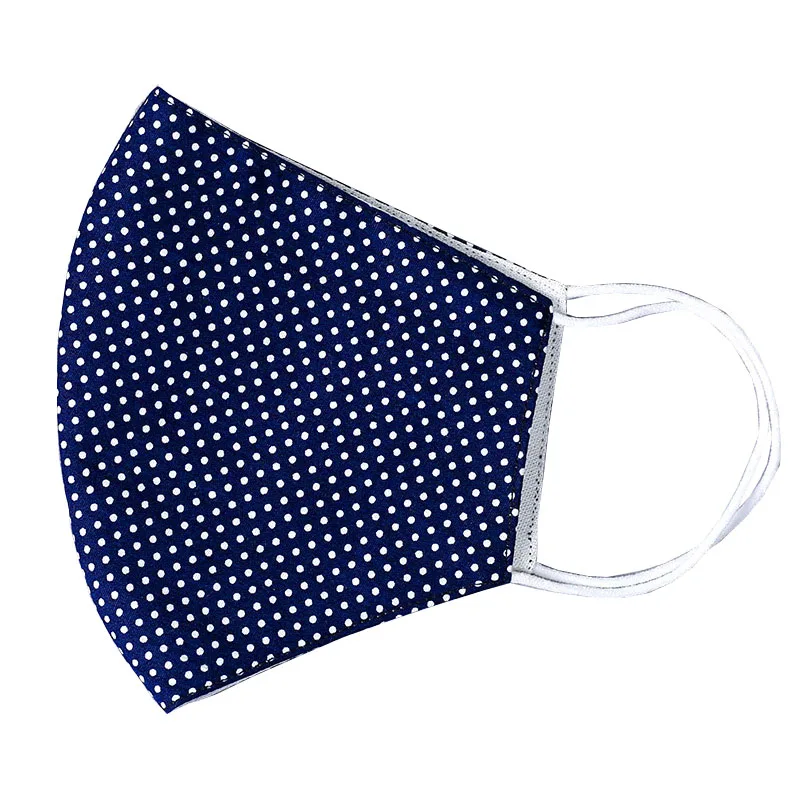 Многоразовая маска для лица в горошек унисекс непродуваемая дышащая мужчин и