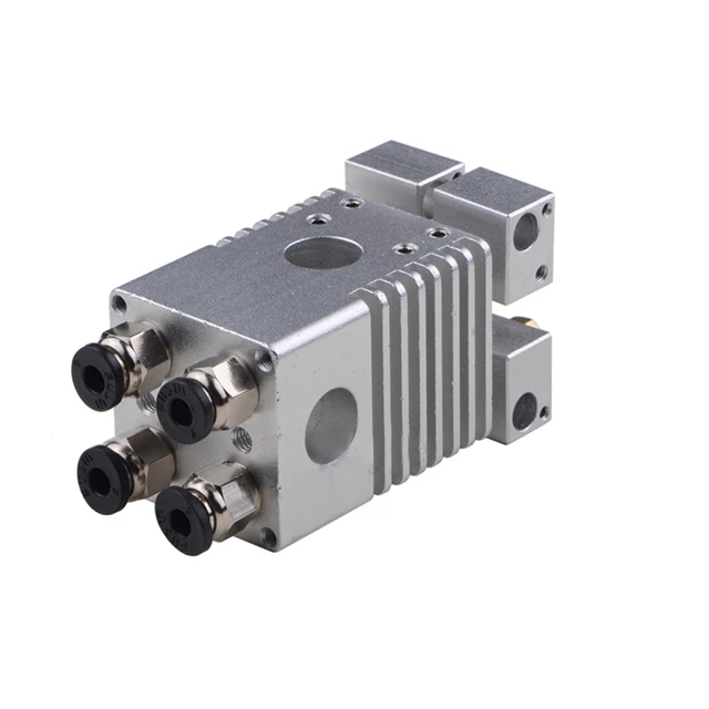 

3D printer accessories Ultimaker2 version aluminum alloy cross slide 4 nozzles multi-nozzle extrusion head