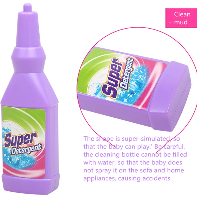 

Children's Simulation 6-Piece Cleaner Tool Set Broom Bucket Hygienic Play House Cleaning Toy Intelligence Development Gift