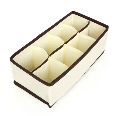 Multi-size Bra Underwear Organizer For Line Foldable Home Storage Box Non-woven Wardrobe Drawer Closet Organizer For Scarf Socks