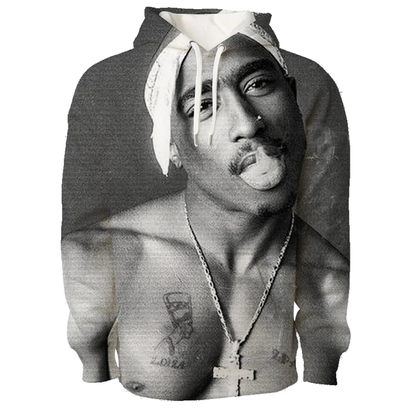 Мужские и женские 2Pac Тупак Толстовка 3D шаблон печати худи для мальчиков девочек