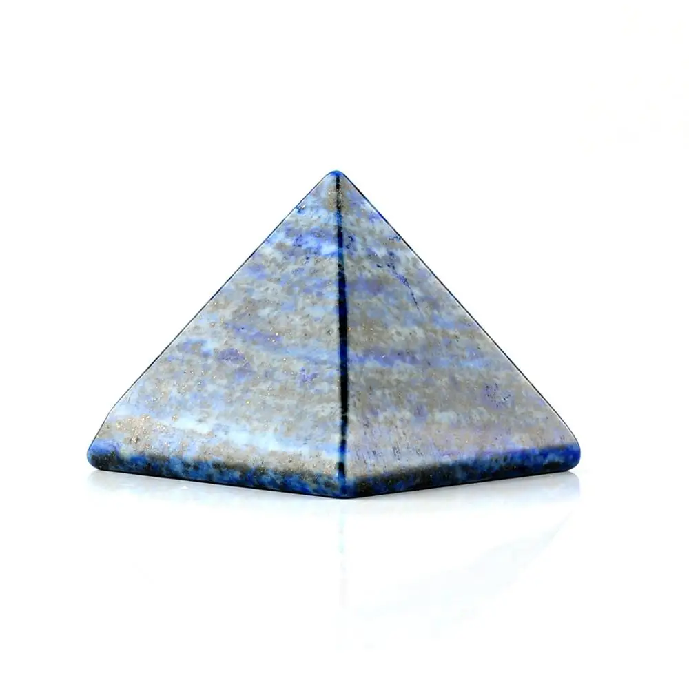 40*30 мм Лапис Золотой Голубой песок камень Опалит Пирамида натуральные камни