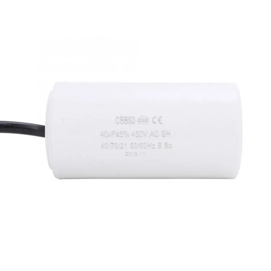 CBB60 eco-friendly Рабочий конденсатор двигателя Экологичные изоляционные 450V 40 мкФ ESR 0 2