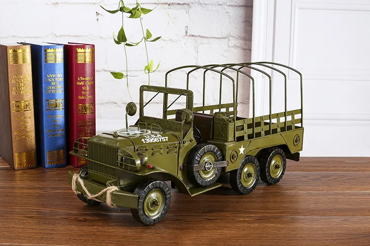

Hot Diecast Auto Wheels War Chariot Model Metal Decoration Antique Home Decoration Iron Craft Vehicle Model 137 Autos De Juguete