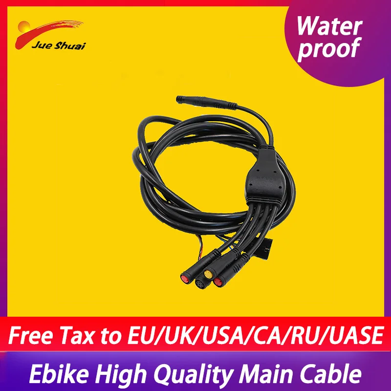 JS высококачественный черный водонепроницаемый основной кабель для