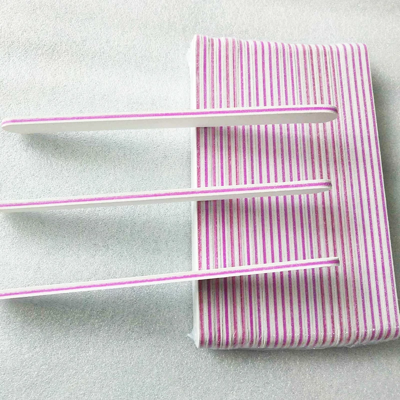 5/10 шт Nailfile 100/180 Профессиональный буфер для ногтей белая наждачная бумага