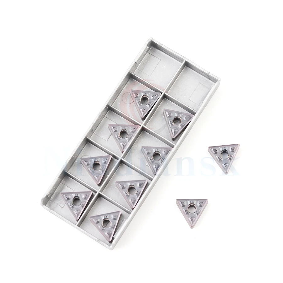 

High quality TNMG160404 TF IC907 TNMG160404 TF IC908 External Turning Tools Wear-resistant Carbide inserts CNC metal lathe Tools