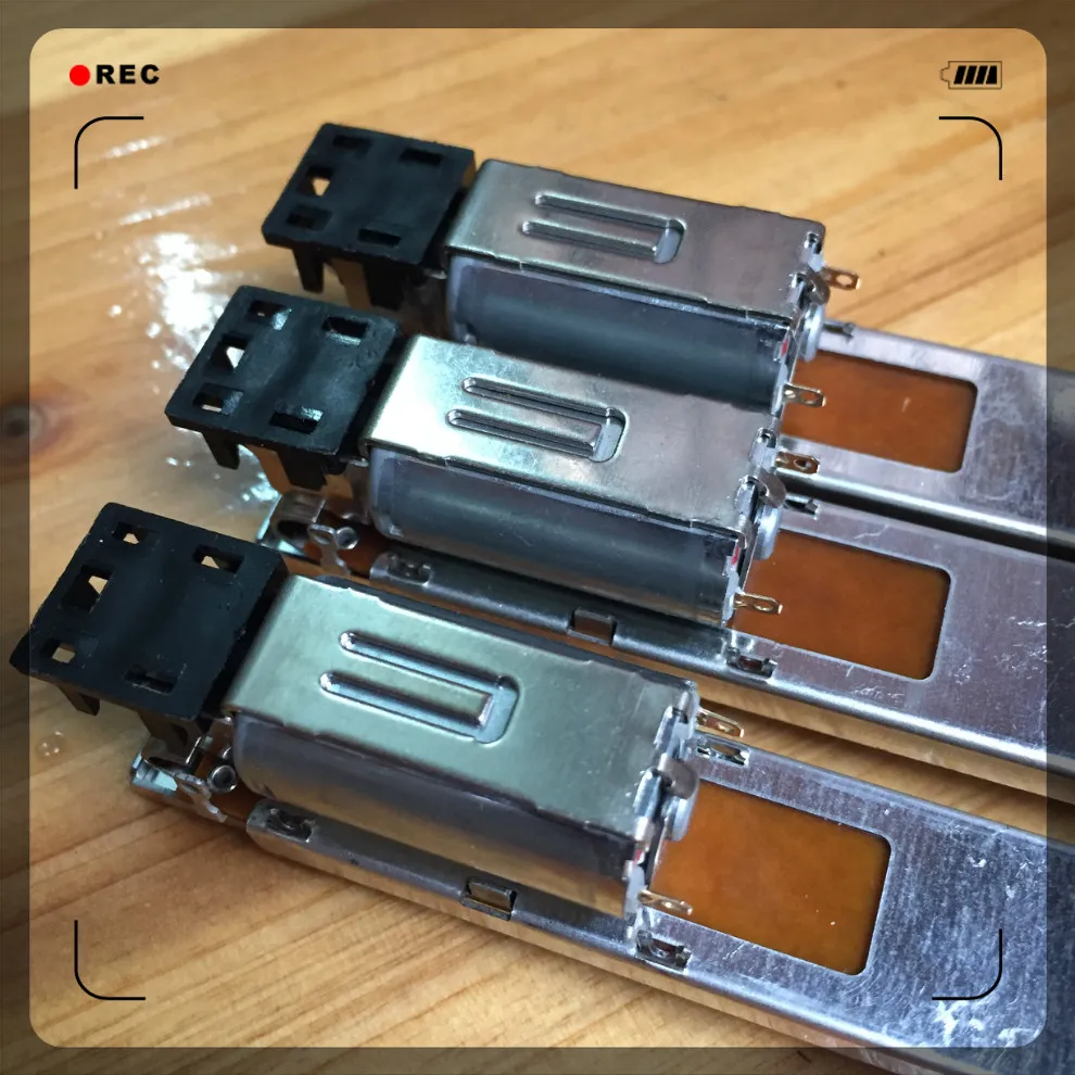 Япония ALPS Soundcraft микшер с ЧПУ двигателем B10K скользящий потенциометр перемещение