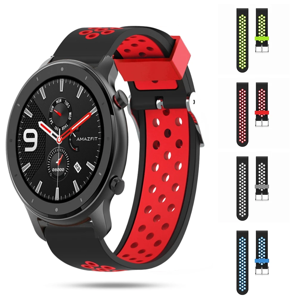 20 мм 22 мм для Huami Amazfit Gts Bip Молодежные умные часы сменный Браслет для samsung Galaxy Watch 42 мм 46 мм браслет