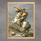 Алмазная 5D картина для творчества Наполеон пересекает Альпы, Мозаика серии Жак-Луис Дэвид, украшение для дома