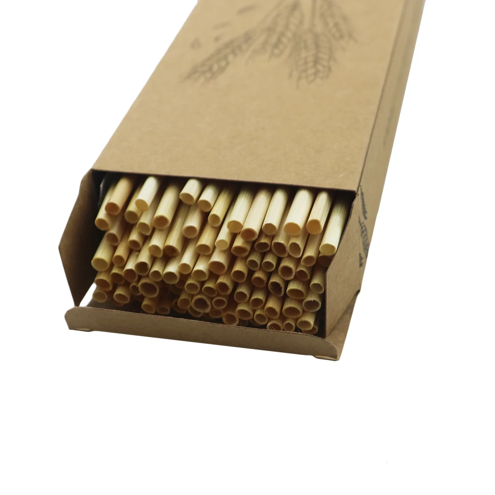 1000 шт. натуральная Экологически чистая Пшеничная солома 100% биоразлагаемая с