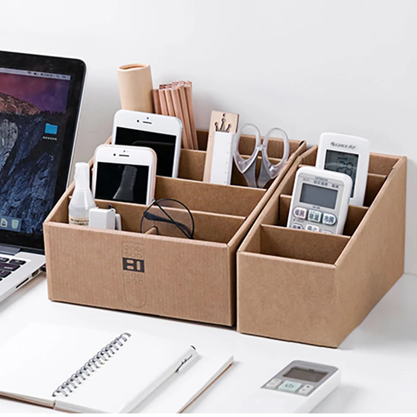 Офисный стол Хранение Box Косметические Бумага держатель канцелярские контейнер