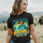 Женская футболка One Direction из хэви-металла, милая одежда в стиле 90-х, готический панк, 2021