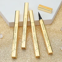 hot selling yanqina gold bullion eyeliner pen waterproof anti sweat no staining very fine beginners makeup goods cosmetic gift