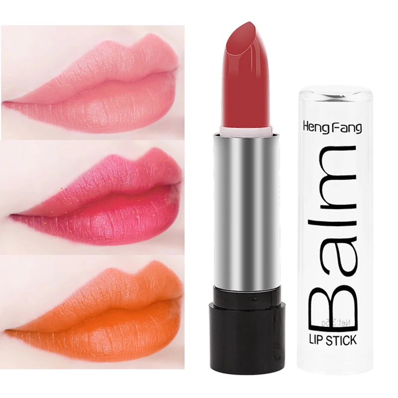 

Heng Fang 12 Color Smooth Moisturizer Rouge Lipstick Long Lasting Lip Batom Beauty Pink Red Nudes Glitter Lip Stick Makeup Lips