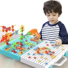 Новинка детская дрель винтовая гайка Пазлы игрушки ролевые игры инструмент Электрическая дрель разборка сборка дрель 3D головоломки игрушки для детей