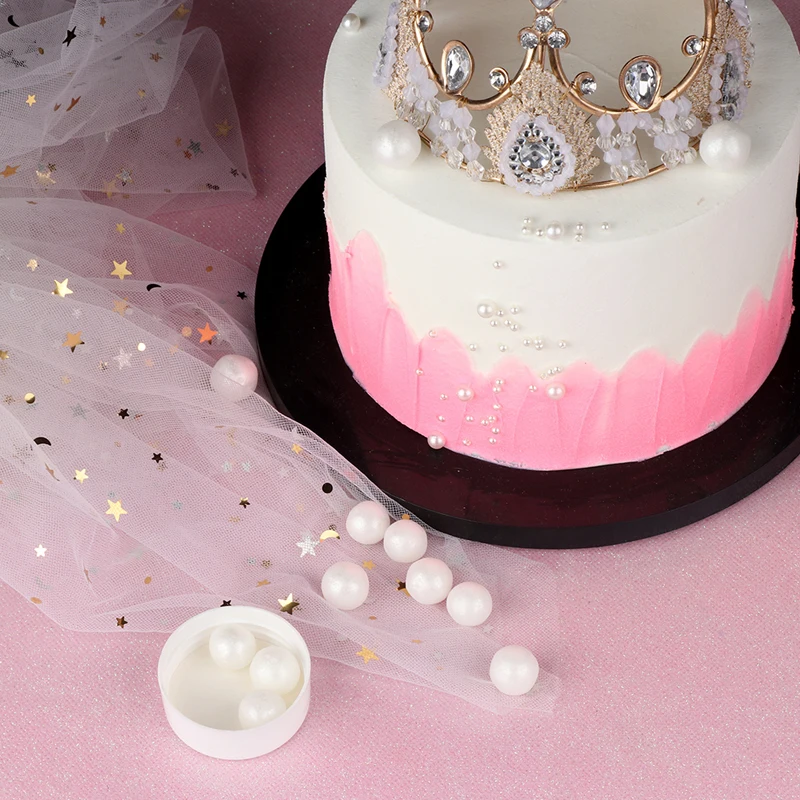 Съедобные жемчужины для свадьбы дня рождения meiбум сахар кекс десерт топпинги