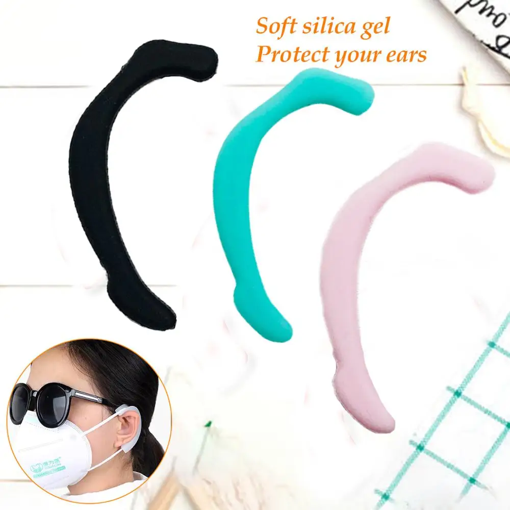 1 пара мягкая силиконовая маска для ушных крючков против протечек боли невидимые