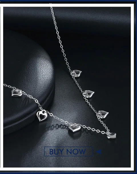 ORSA JEWELS, натуральная 925 пробы, серебряные женские серьги, цепочка, романтическая форма сердца, корейские вечерние ювелирные изделия для девушек SE130