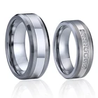 Кольцо из вольфрама, обручальное кольцо для влюбленных, Альянс 925, серебряное, для свадьбы, юбилея, пара, кольца для мужчин и женщин