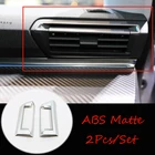 Матовая наклейка из АБС-пластика на левый и правый воздуховыпускные отверстия автомобиля, стикер для стайлинга автомобиля для Peugeot 508 привлекательный SW GT 2018 2019, аксессуары, 2 шт.