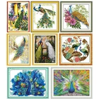 Набор для вышивки крестиком с изображением павлина, 11CT14CT