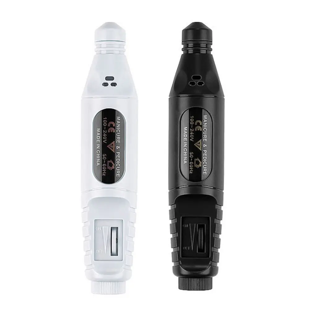 

Electric Nail Sharpener Portable Pen Style Manicure Nail Tool Adjustable Running Speed Heat Dissipation Sharpener