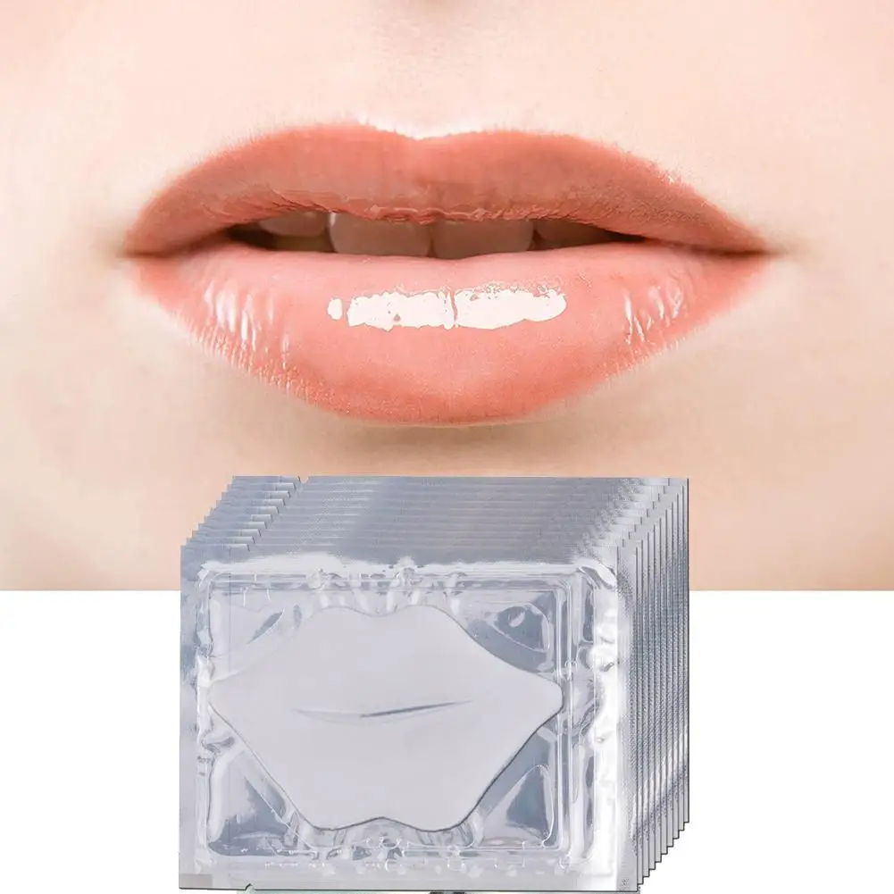 

Collagen Crystal Lip Mask Patches Hydrating Patches Repair Lines Lip Plumper Anti Wrinkle Lips Mask for Lip Enhancement Gel Pad