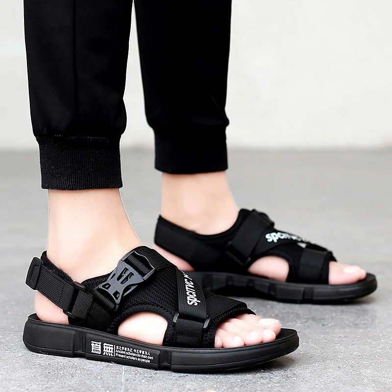 

deluxury sandal sandals vietnam roman sandales 39 walking slip rubber homens shoes plastic hollow praia shoe footwear flat