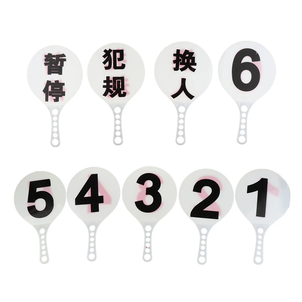 

Durable Coaches Exchange Board With Double Digital 1-6 Figures & Handle