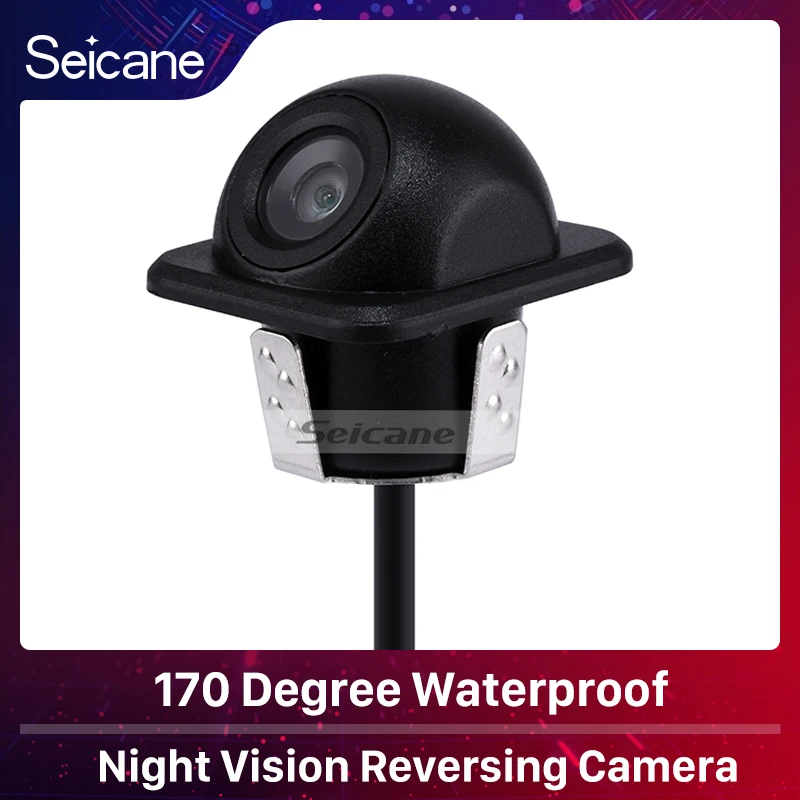 

Seicane Car Parking Assistance system 170 Degree Hi-definition Color CCD HD Backup With Waterproof Night Vision Reversing Camera