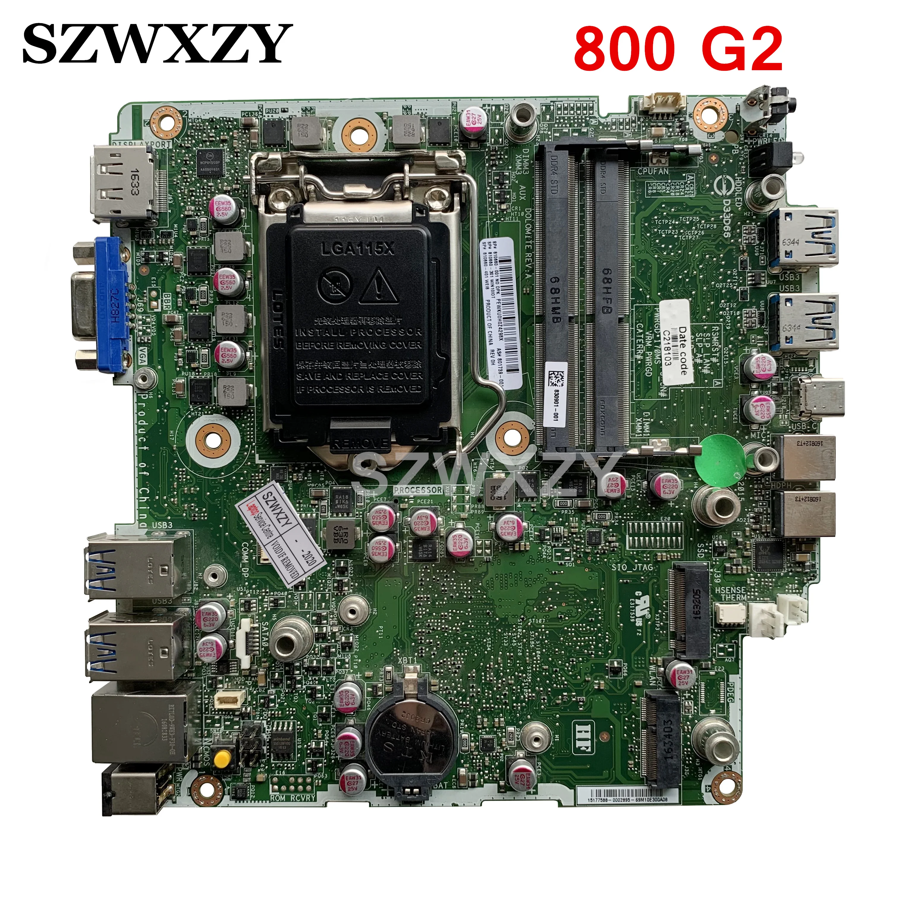 Восстановленная настольная материнская плата для HP EliteDesk 800 G2 801739-001 810660-001 810660-601 LGA