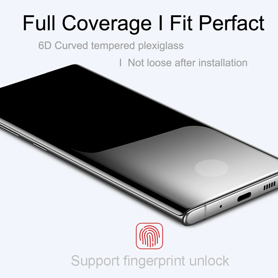 genuine Protective Glass for Samsung Note 10 Plus Pro Screen Protector Case On Galaxy Not Note10 Not10 10pro Tempered Coque Capa |