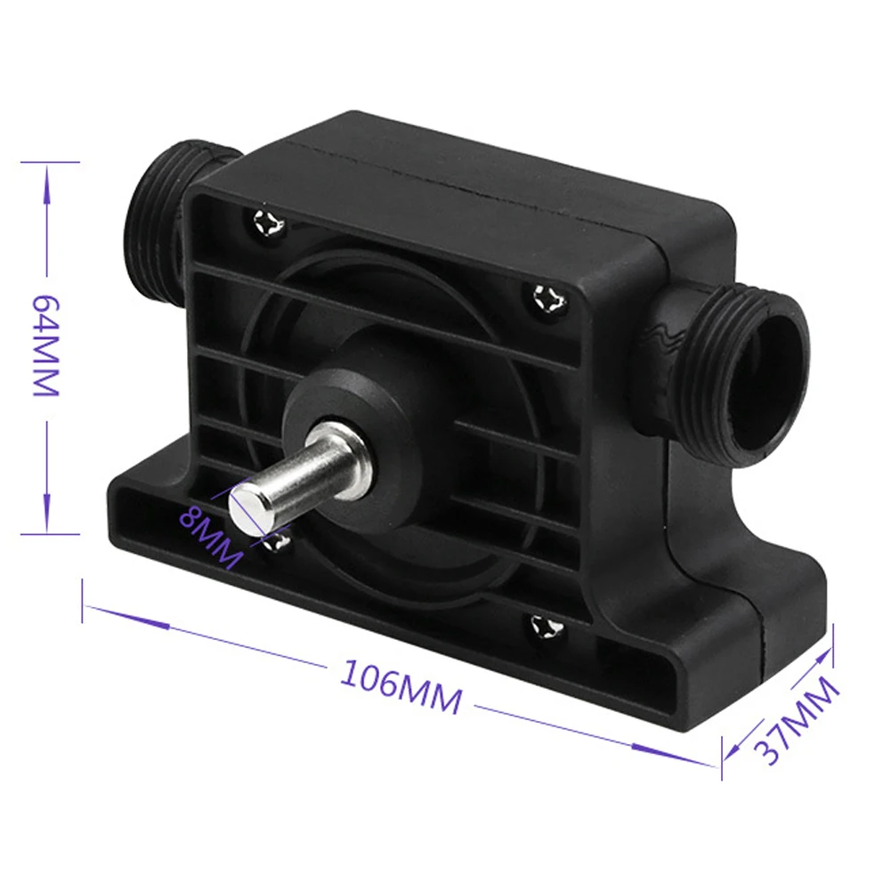 Portable Pump Mini Electric Drill Drives Large Flow The Comes Standard With Two Connectors for drill chucks | Инструменты