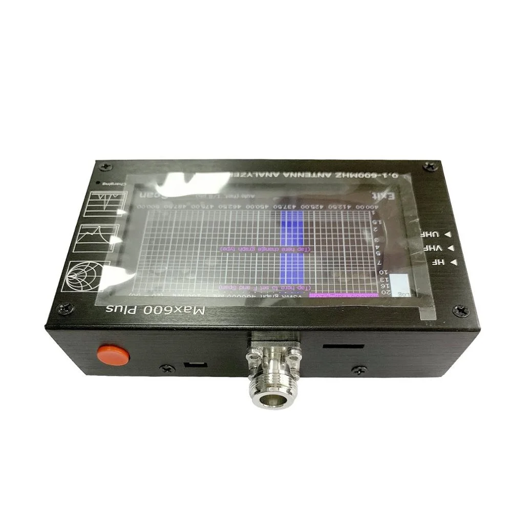 Векторная антенна Max600 Plus HF VHF UHF анализатор сети 0 1-600 МГц с сенсорным экраном TFT LCD 4