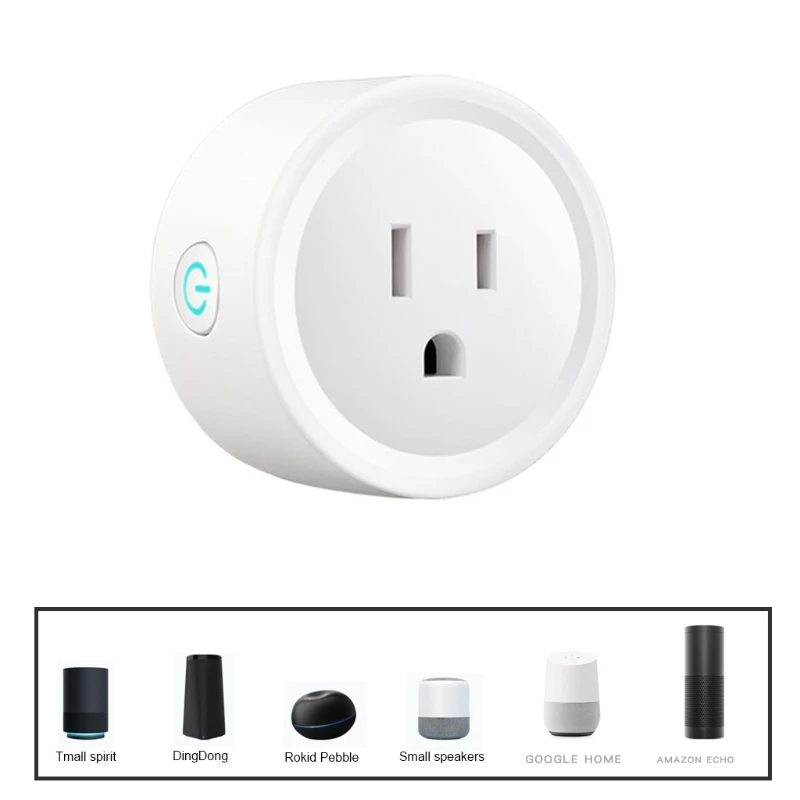 

Tuya USA Smart Socket Works with Echo Google-home Supports 2.4ghz Network 10A