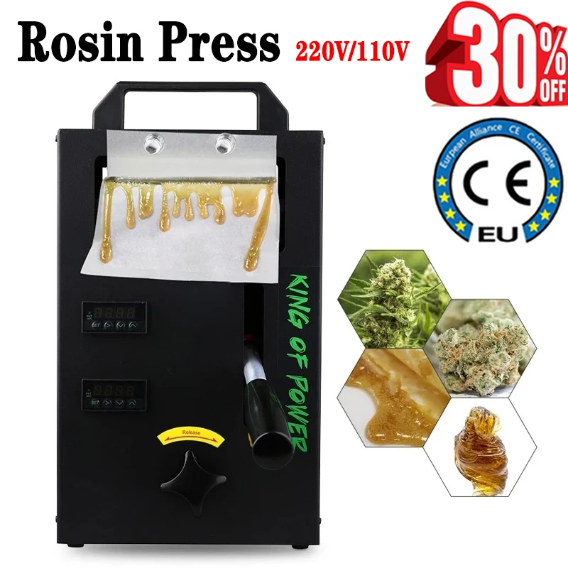 Гидравлический пресс с канифолью мощный термопресс 4 тонны двойным подогревом