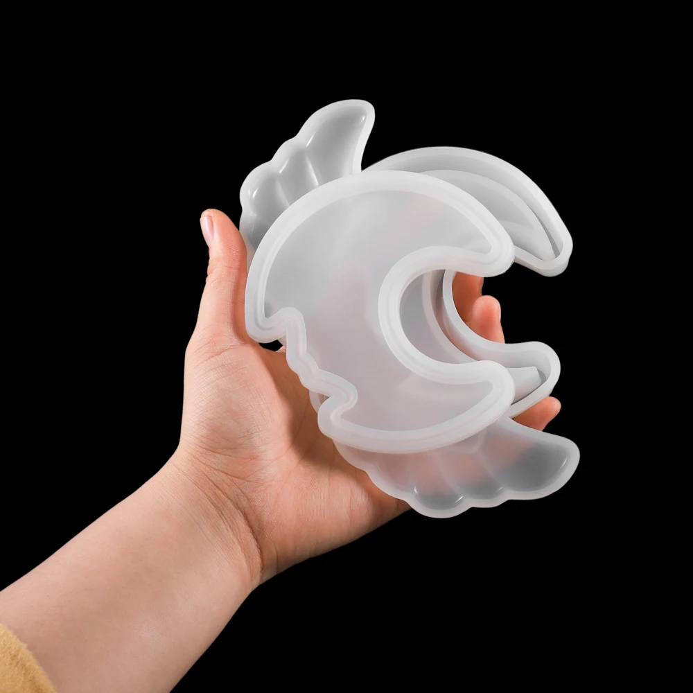 

1 Set Silicone Mold Storage Box Jewelry Box Mold Crown Makeup Insert Cup DIY Jewelry Making Tools Box Epoxy Resin Moulds