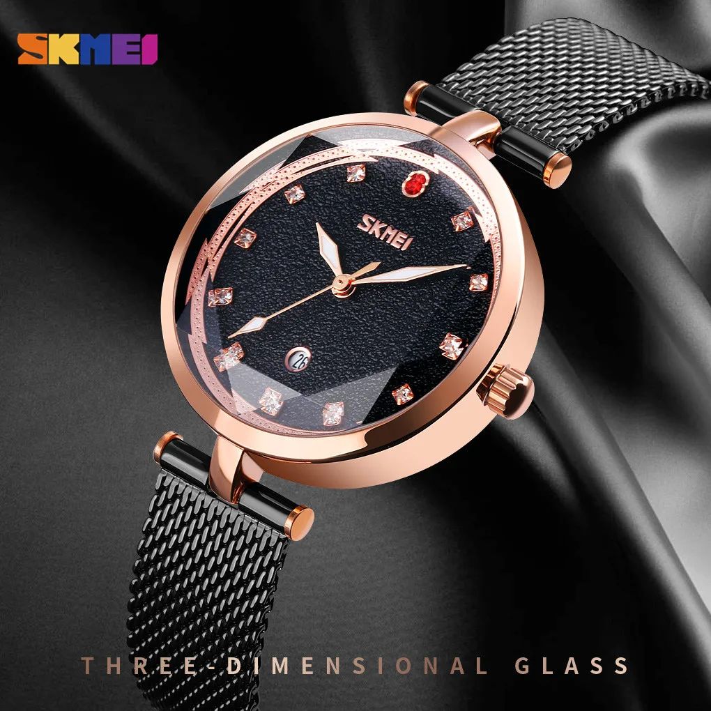 Часы SKMEI женские с японским кварцевым механизмом Брендовые повседневные