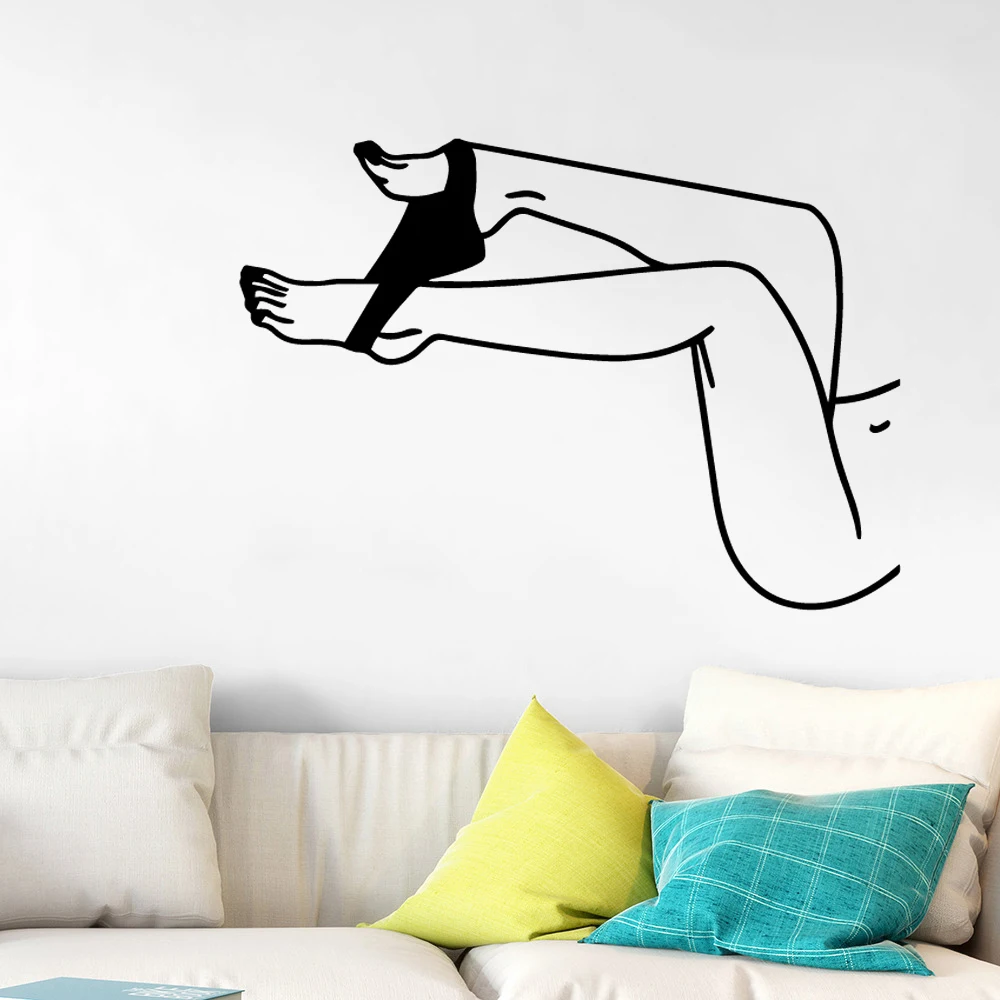 

Cartoon Style Sexy Woman Home Bedroom Livingroom Decor Wall Stickers For Kids Rooms Decoration Decals Vinyl Art Murals HJ0246