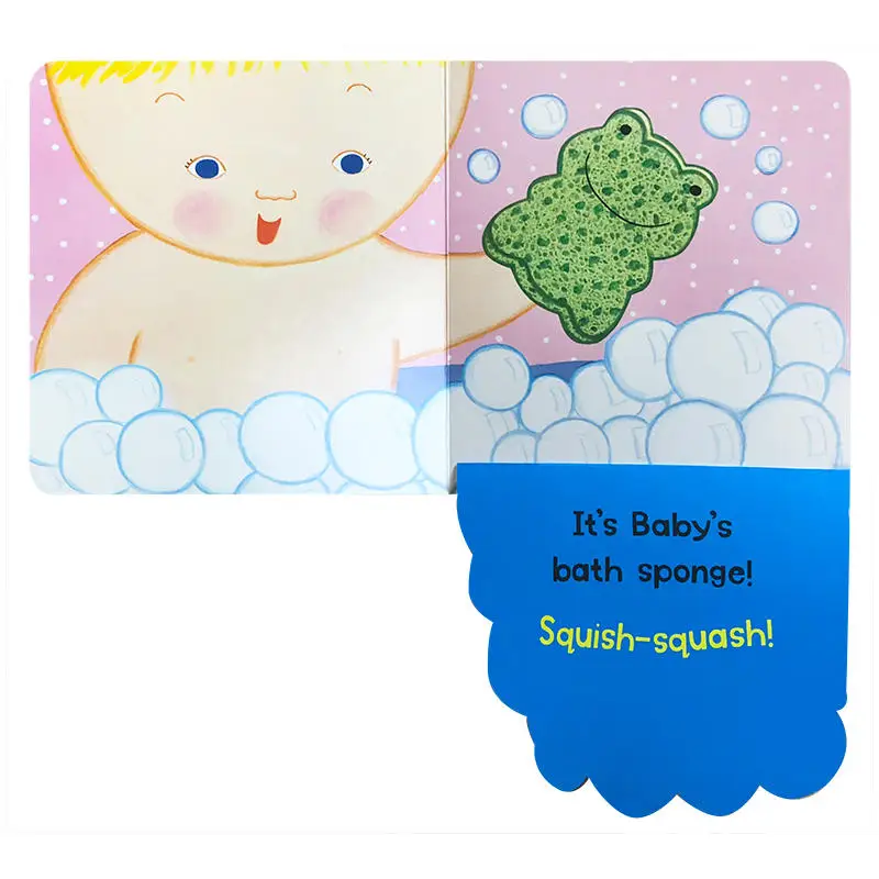 

Original Children Popular Books Karen Katz Splish, Splash, Baby Board Book Early Childhood Education Books English Books