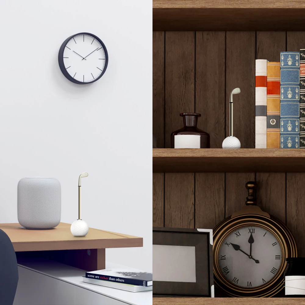 Новинка шариковая ручка с маленьким шариком для гольфа держатель черными