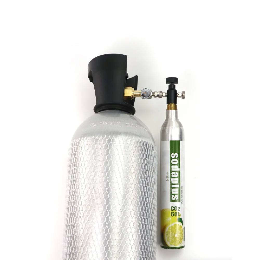 Новый Сода поток SodaStream Co2 Цилиндр Бак Refill адаптер для заправочной станции W21.8 14