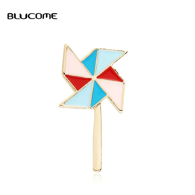 Blucome повседневные маленькие булавки эмалированные броши сплав ювелирные изделия