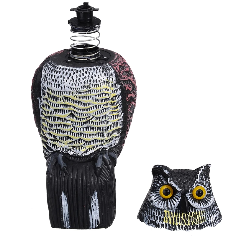 Реалистичная вращающаяся голова Mayitr приманка для защиты совы репеллент пугал