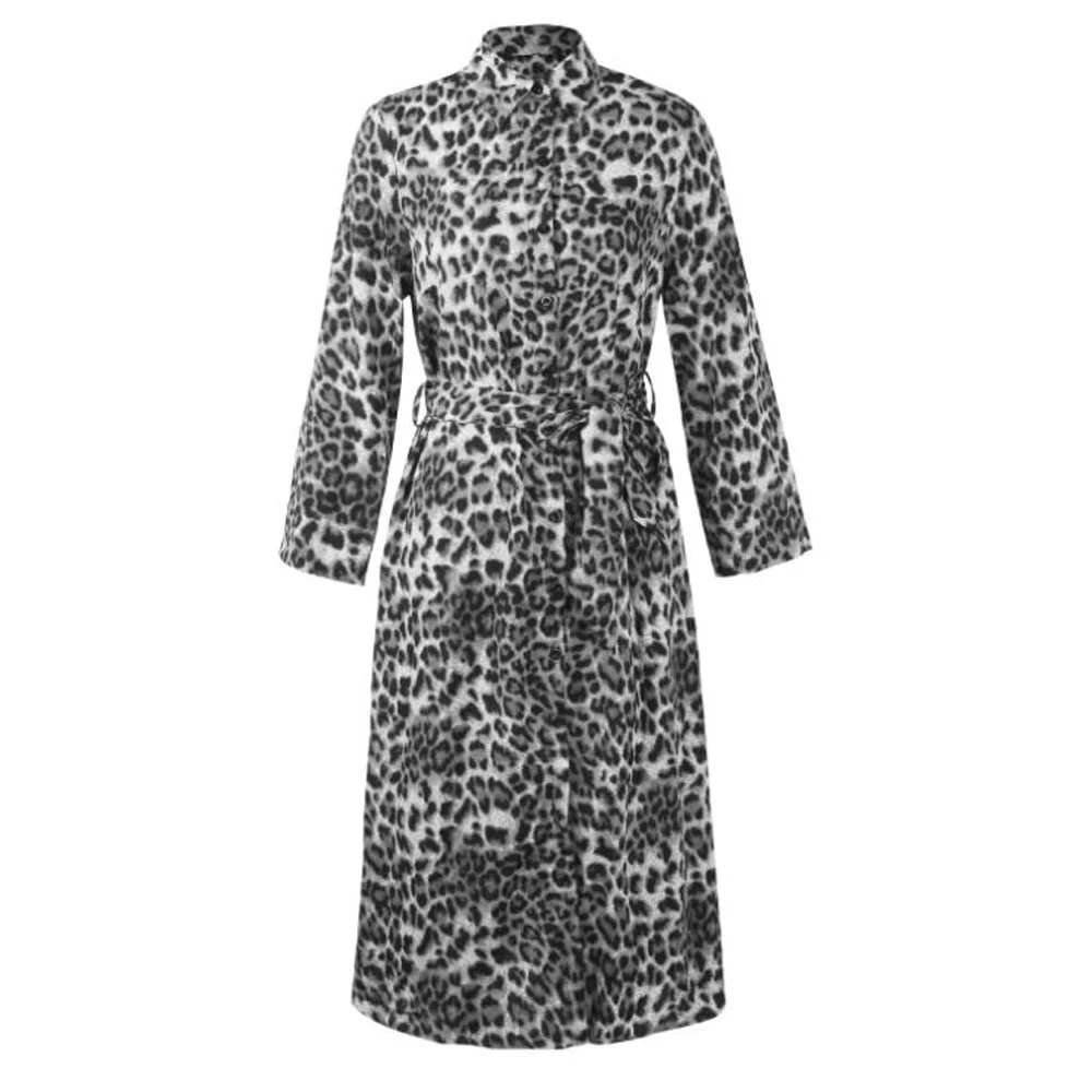 Женское осеннее платье рубашка с длинным рукавом однобортное свободное