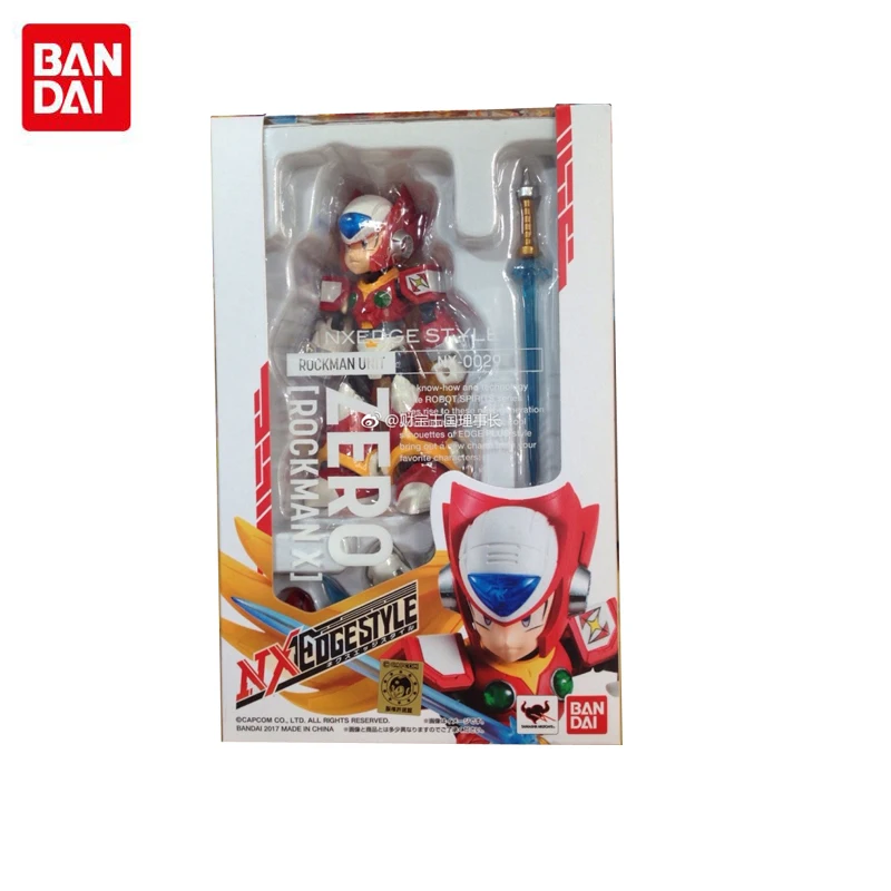 

Bandai 10cm 100% Original Mega Man ZERO Bandai Tamashii Nations Nxedge Style None. 0029 Action Figure-Zero