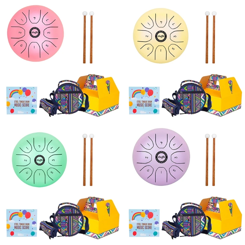 5 дюймов камер Мгновенной Печати Mini 8 тон Сталь язык барабан ударный инструмент